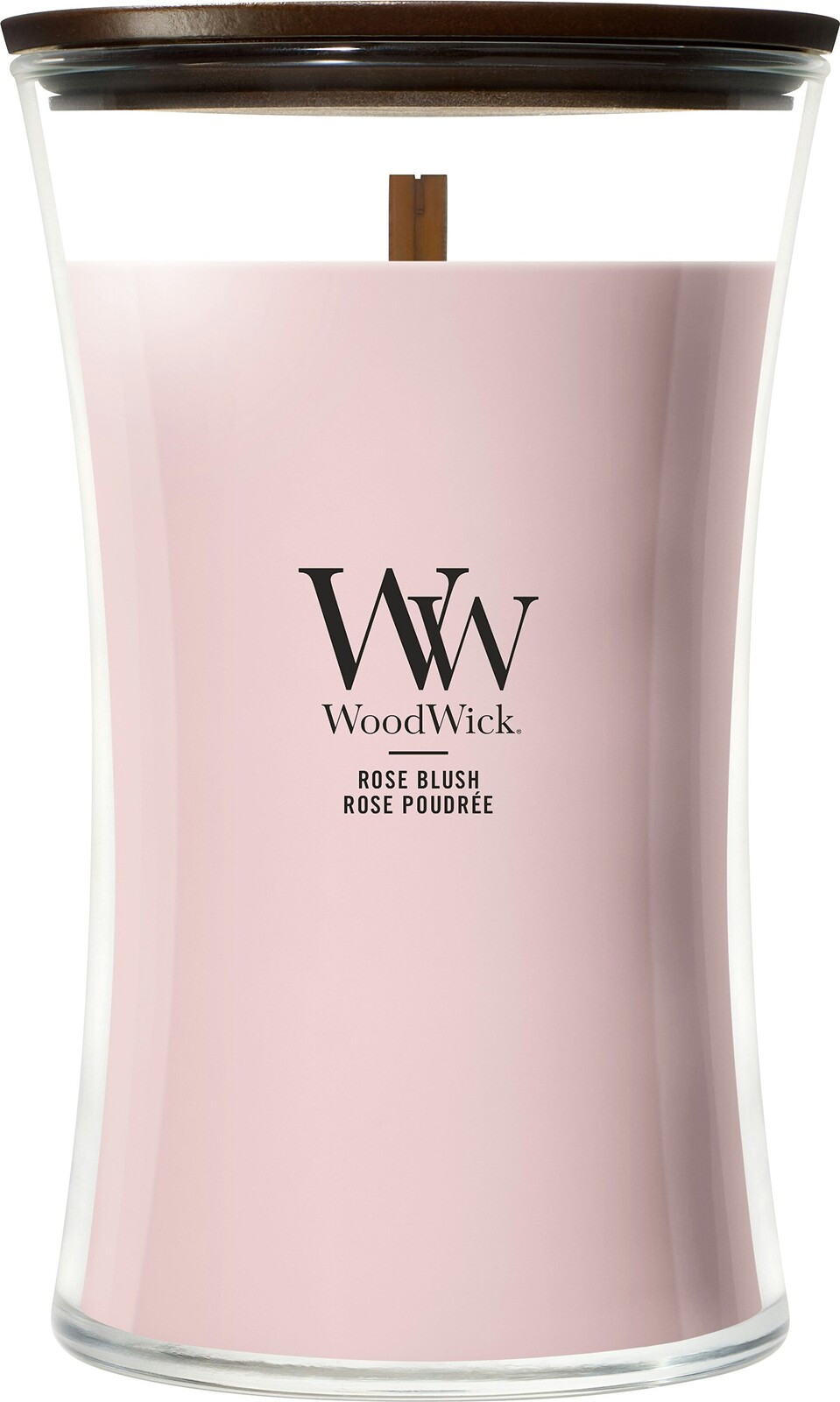 WoodWick Vonná sviečka váza veľká Rose Blush 609,5 g