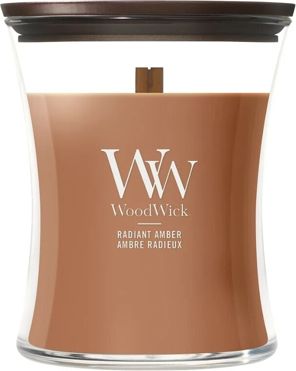 WoodWick Vonná sviečka váza stredná Radiant Amber 275 g