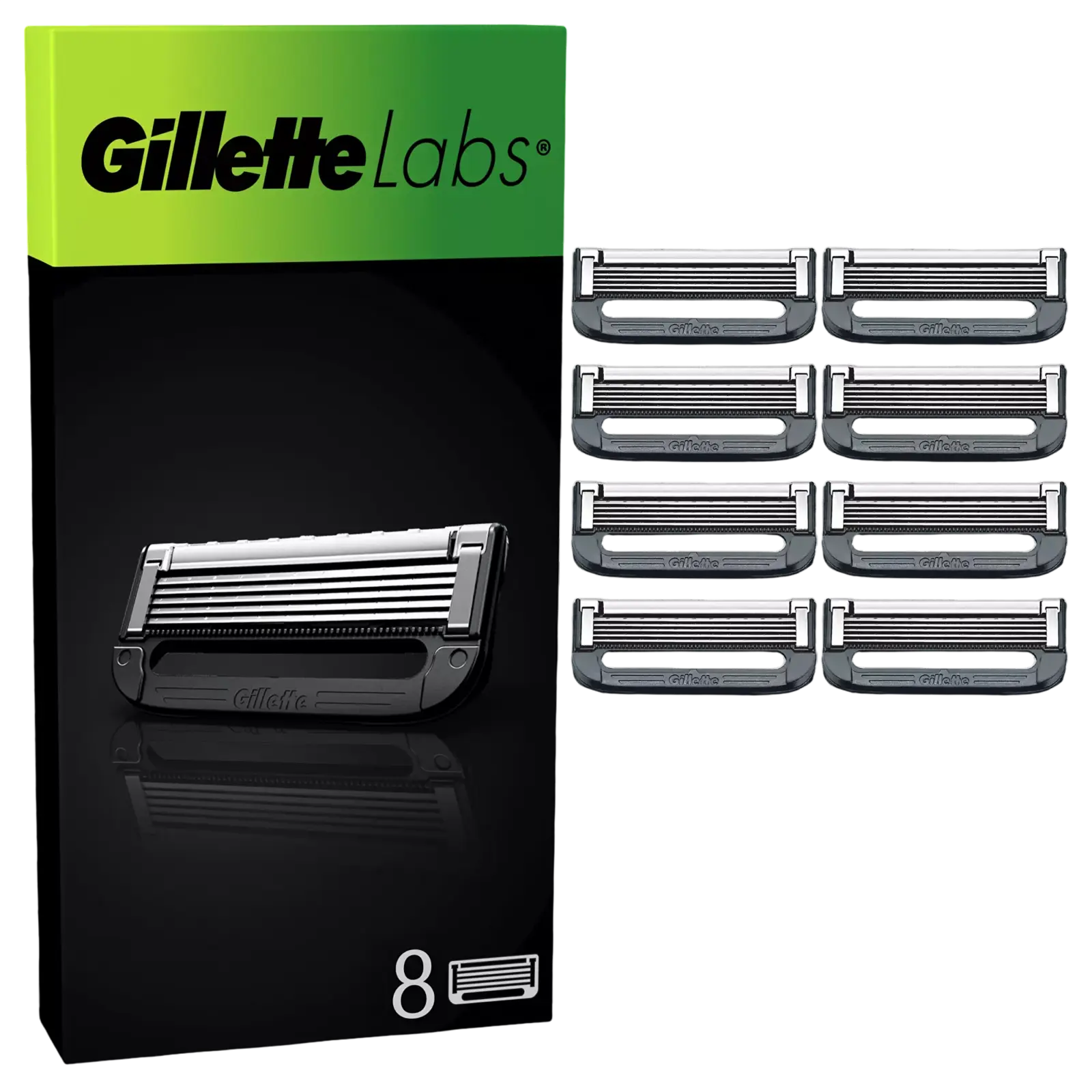 Gillette Náhradná hlavica Labs 8 ks