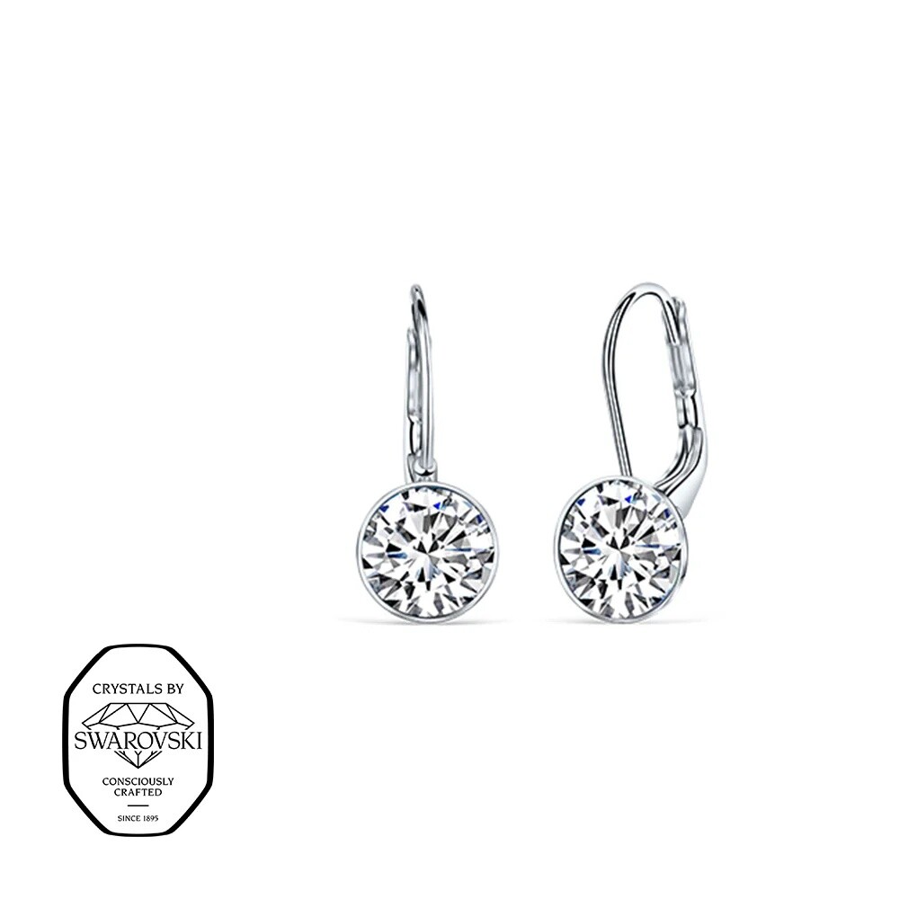 CRYSTalp Oceľové náušnice s kryštálmi Swarovski Diana 4119.CRY.E