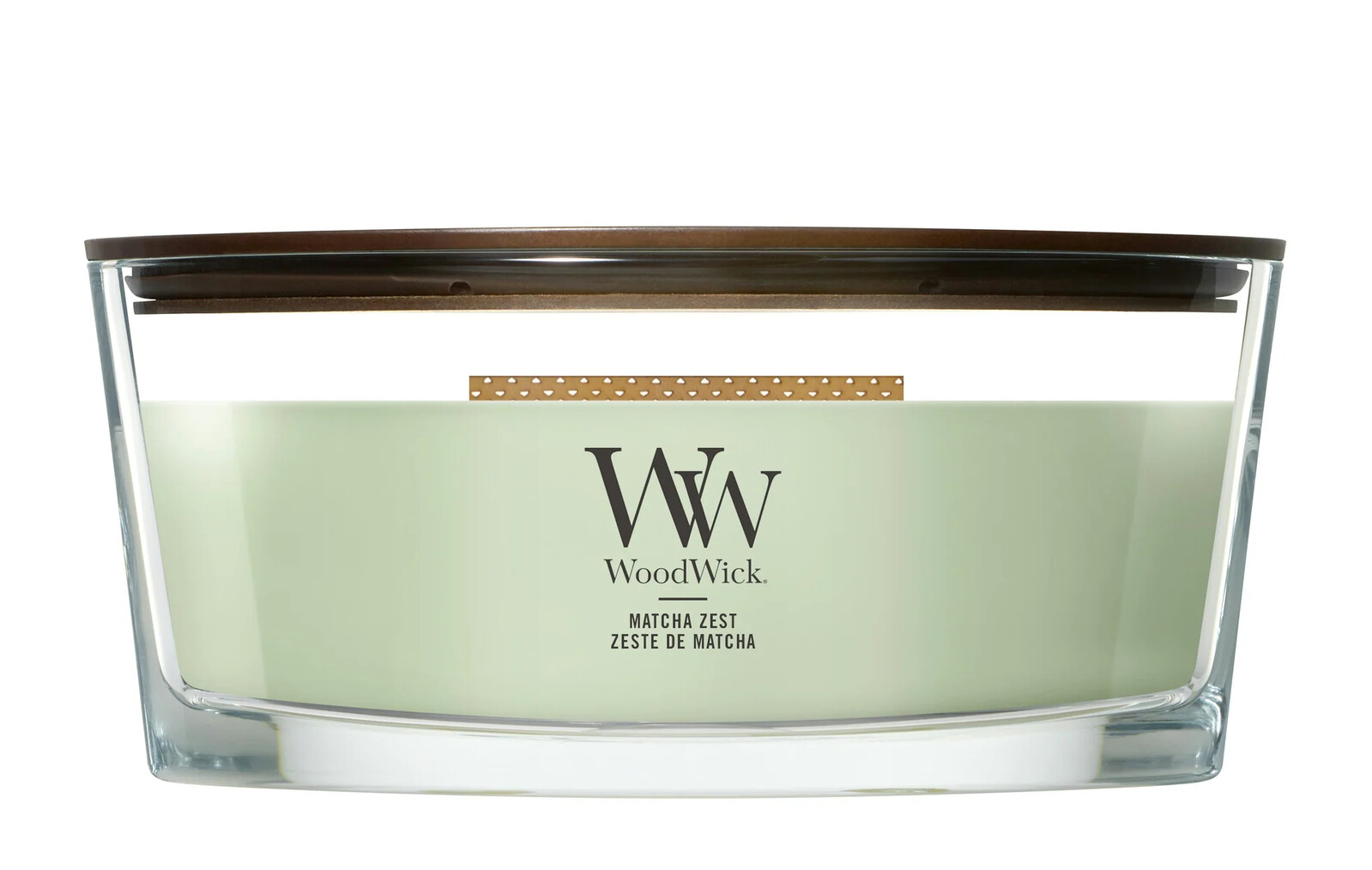 WoodWick Vonná sviečka loď Matcha Zest 453,6 g