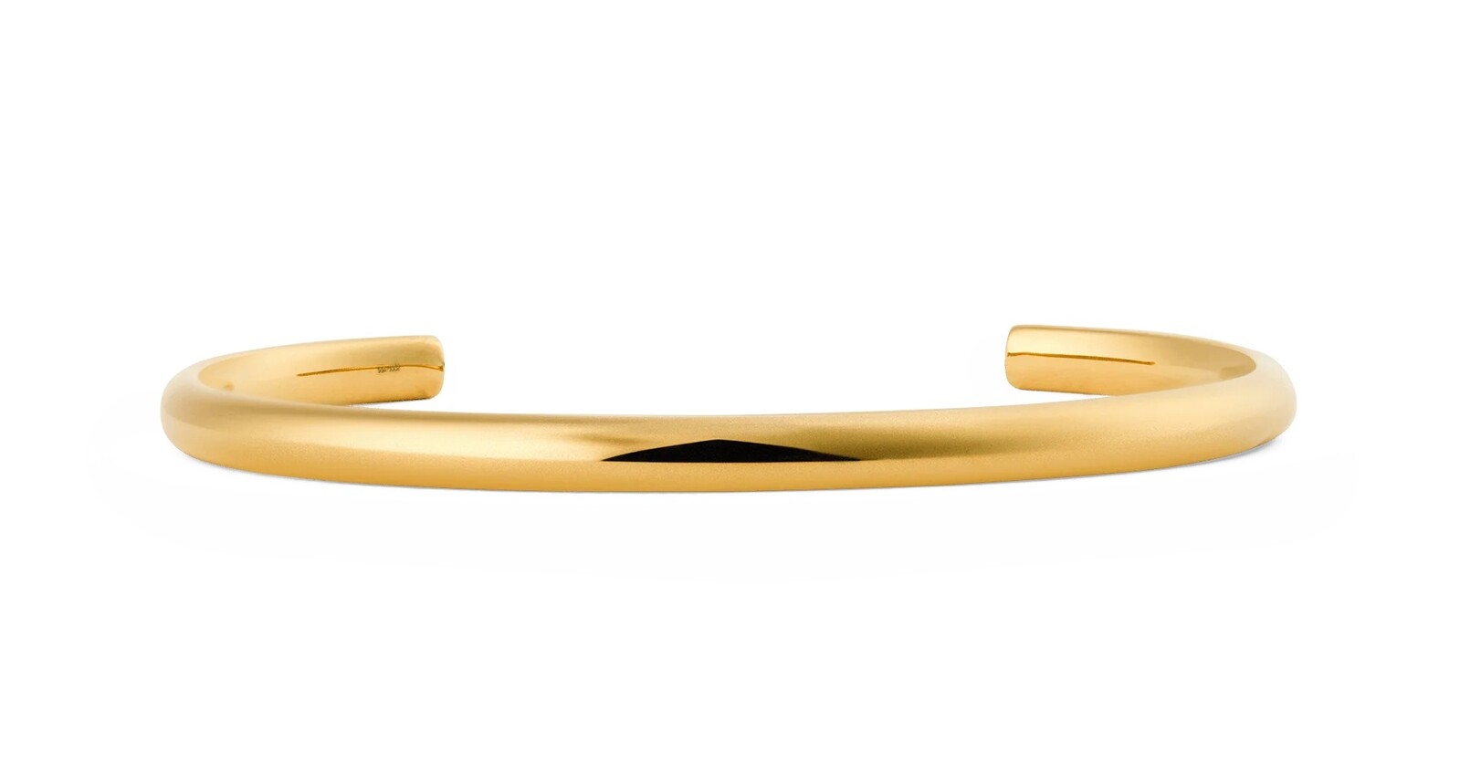 Daniel Wellington Elegantný otvorený náramok z pozlátenej ocele Arch DW0040198 18,5 cm