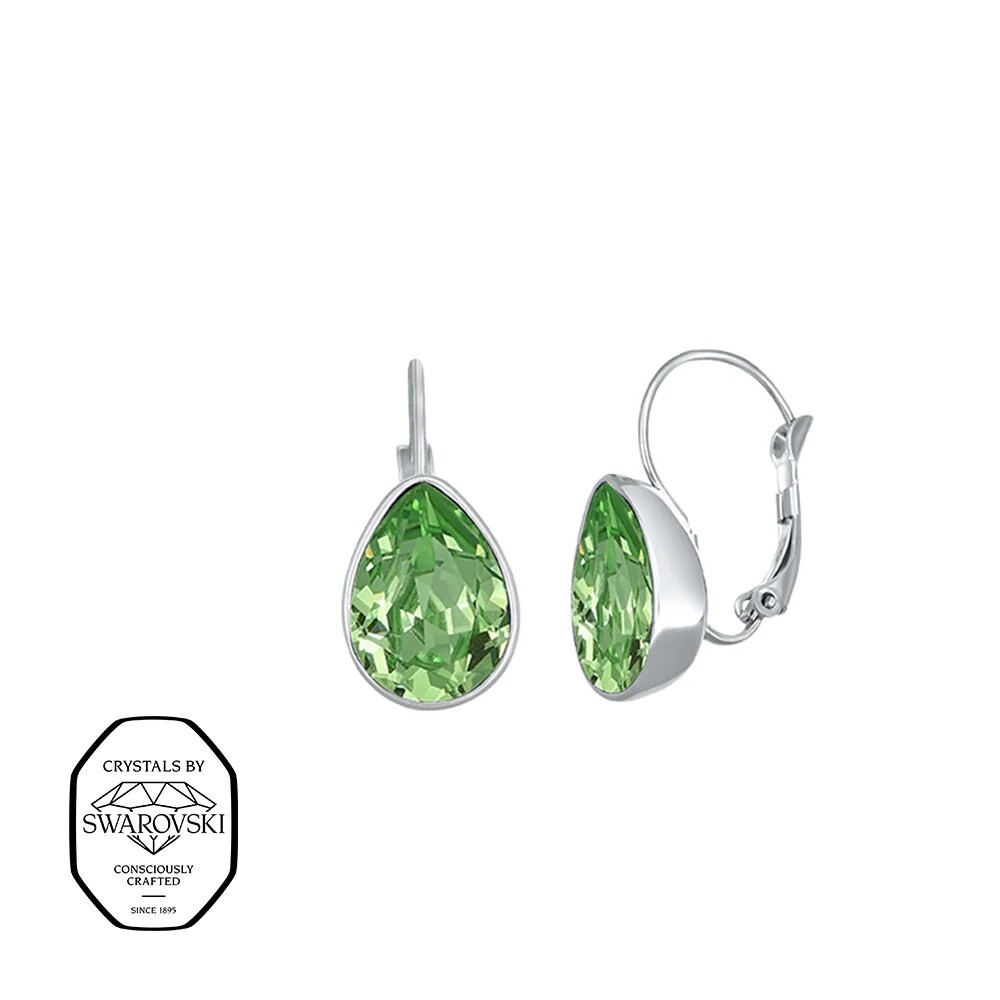 CRYSTalp Nádherné visiace náušnice s kryštálom Swarovski Sundrop 42271.PER.E