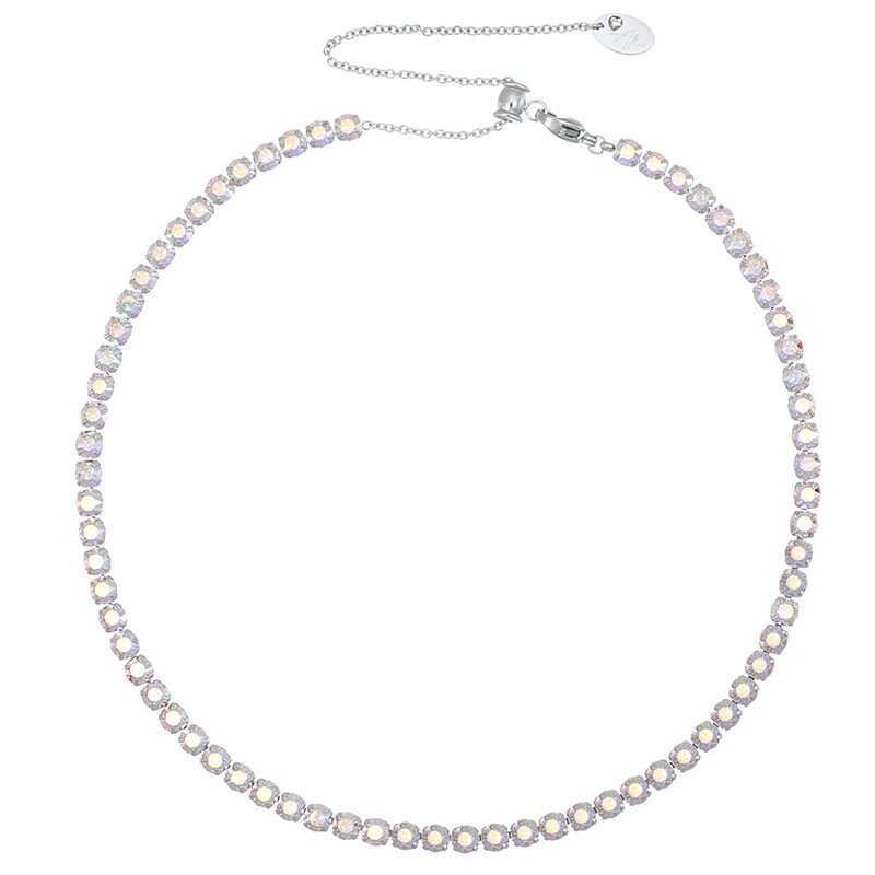 CRYSTalp Tenisový choker s AB kryštálmi Swarovski Alice 12420.CAB.E