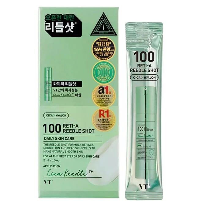VT Cosmetics Darčeková sada Reti-A Reedle Shot 100 Serum 10 x 2 ml