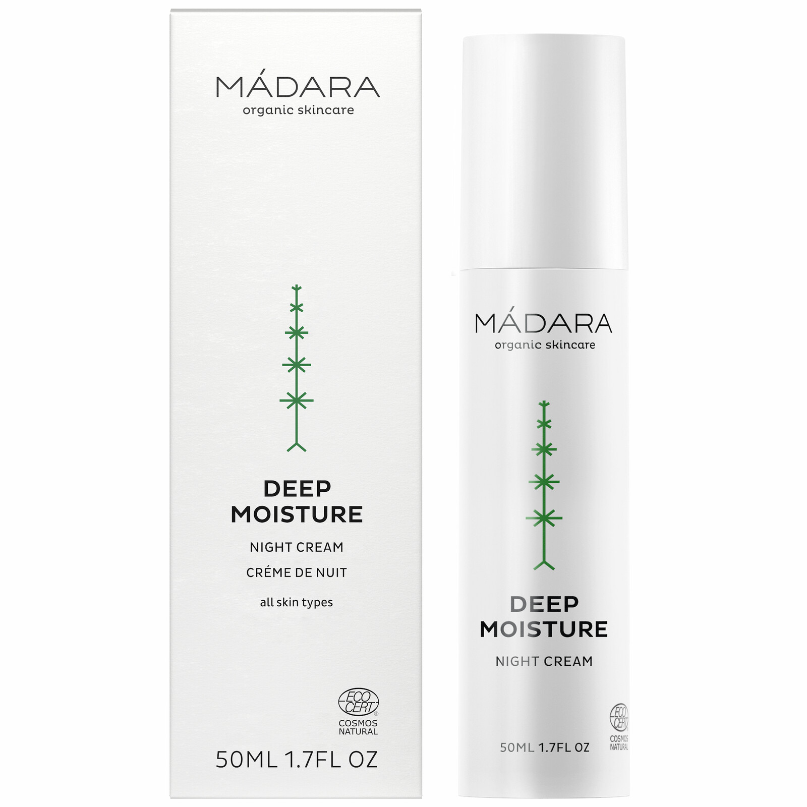 MÁDARA Nočný krém Deep Moisture Night Cream 50 ml