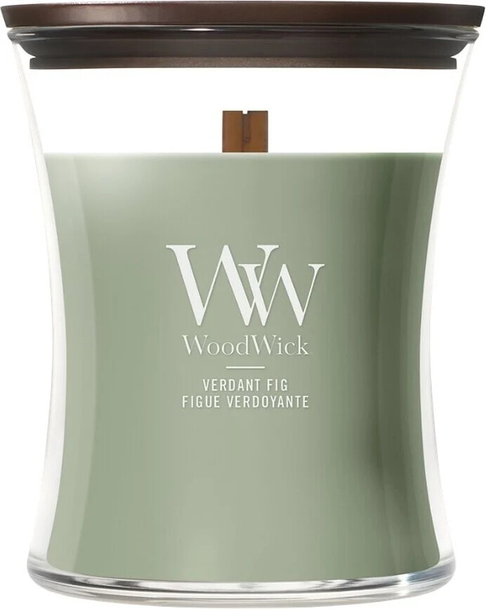 WoodWick Vonná sviečka váza stredná Verdant Fig 275 g