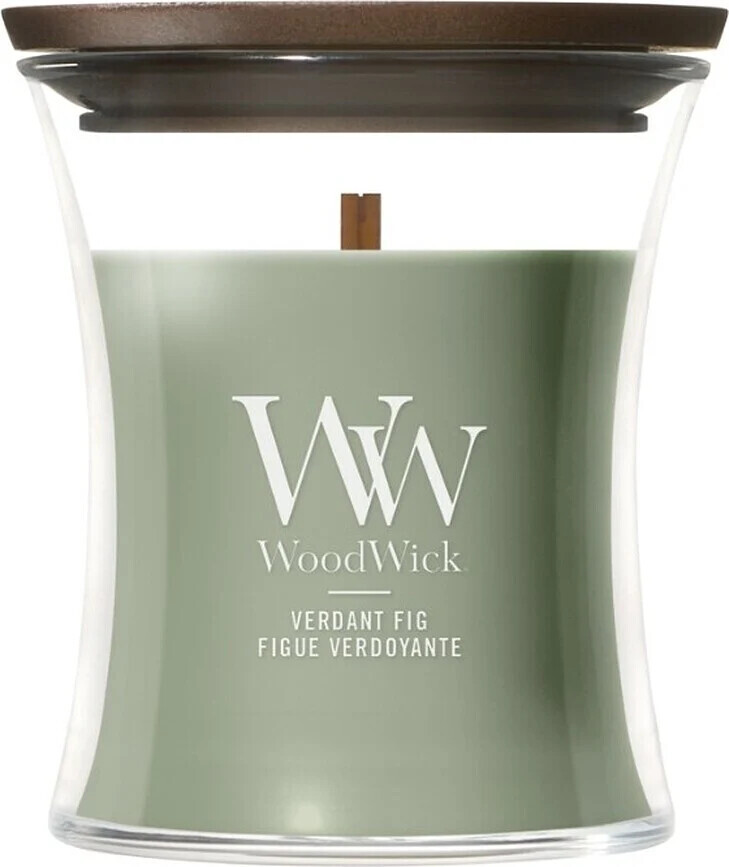 WoodWick Vonná sviečka váza malá Verdant Fig 85 g