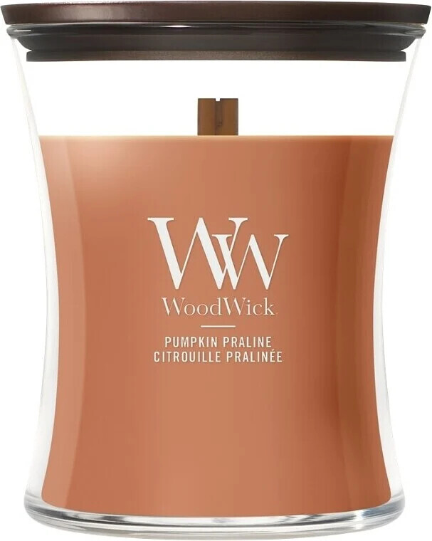 WoodWick Vonná sviečka váza stredná Pumpkin Praline 275 g