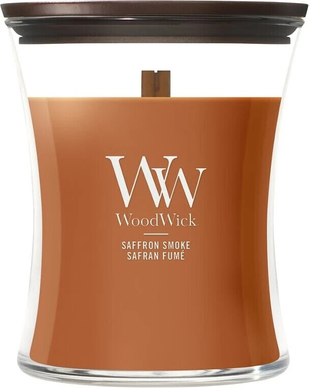 WoodWick Vonná sviečka váza stredná Saffron Smoke 275 g
