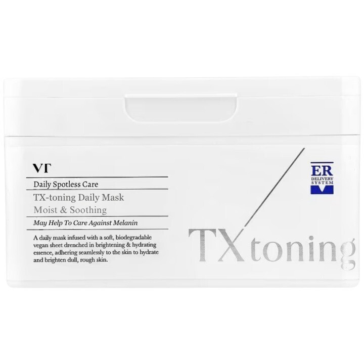 VT Cosmetics Rozjasňujúca plátienková maska Tx-Toning Daily Mask 30 ks