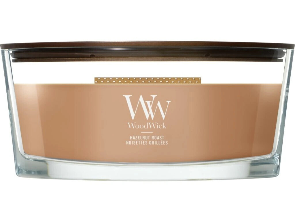 WoodWick Vonná sviečka loď Hazelnut Roast 453,6 g