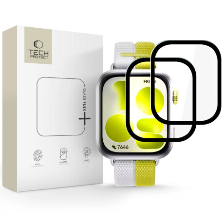 Tech-Protect Glass Flex 2x ochranné sklo na Huawei Watch Fit 5, čierne