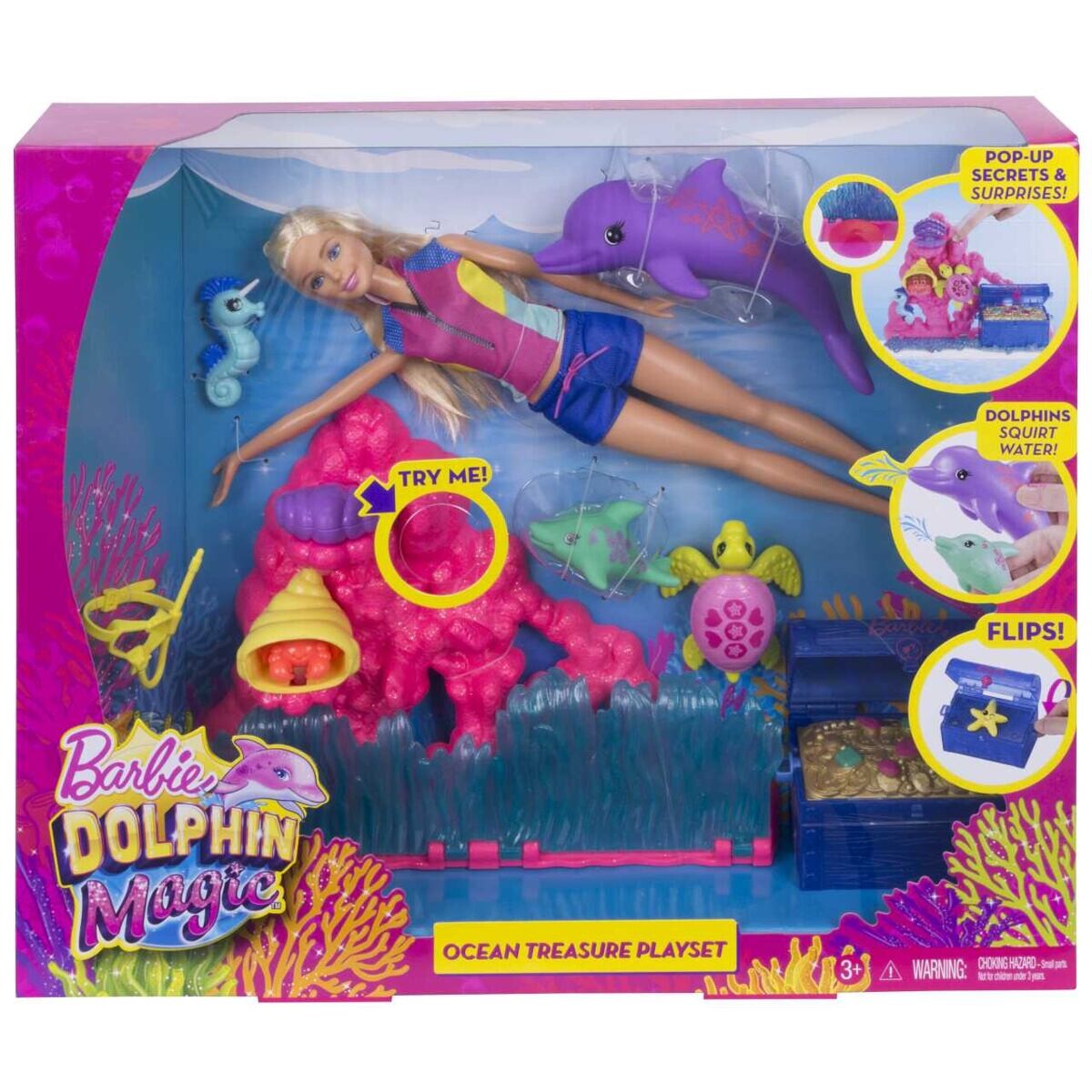 Mattel Barbie Magický delfín Hrací set