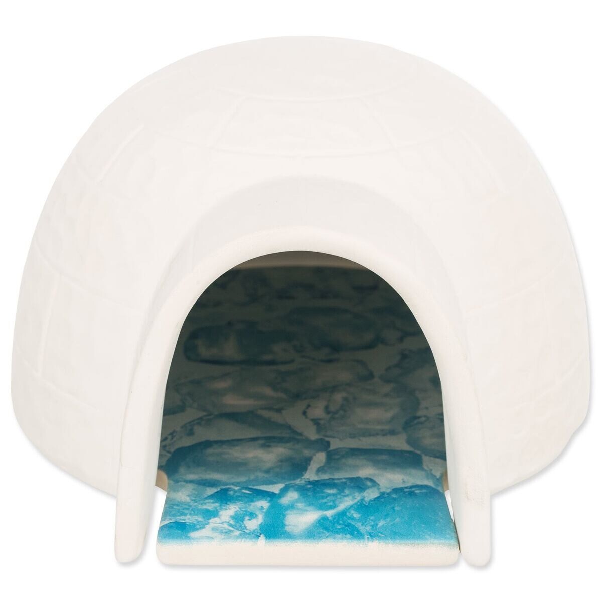 Igloo Trixie s chladící podložkou pro myši a křečky, keramické 13x9x15cm bílá