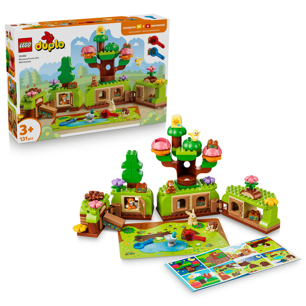 LEGO® DUPLO® 10480 Les plný objavov a divokých zvieratiek