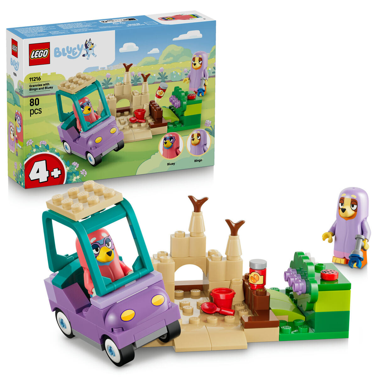 LEGO® Bluey 11216 Bingo, Bluey a babičky