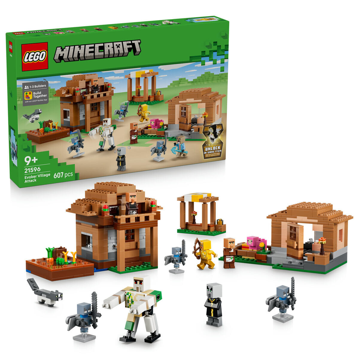 LEGO® Minecraft® 21596 Útok Mága na dedine