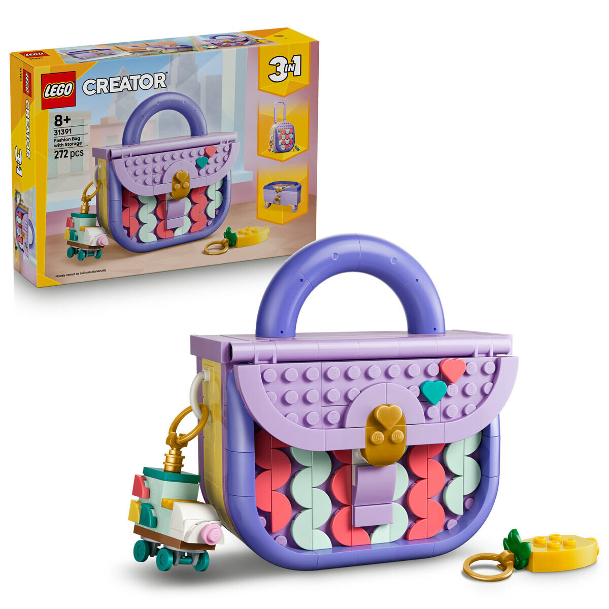 LEGO® Creator 3v1 31391 Módna kabelka s úložným priestorom