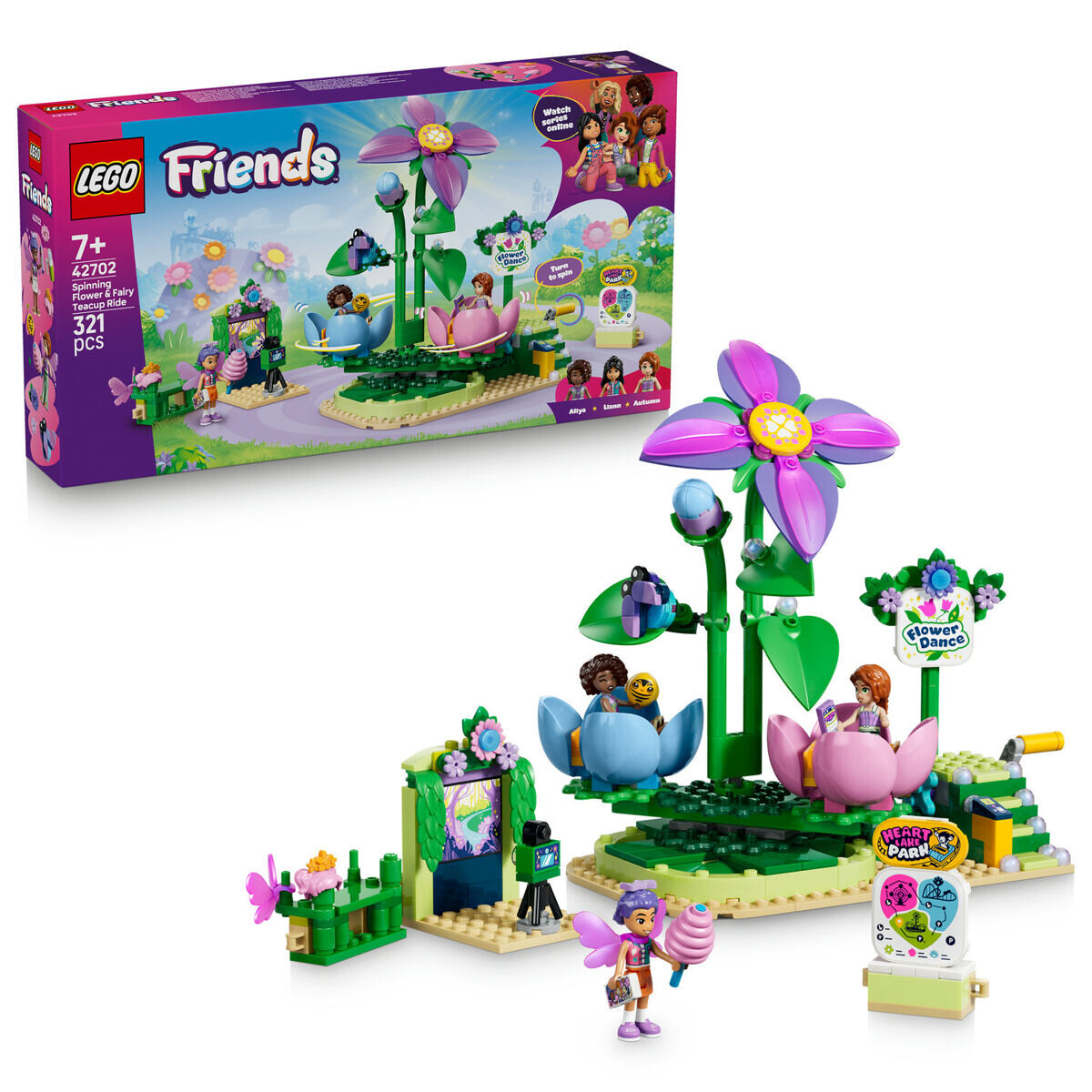 LEGO® Friends 42702 Kvetinový kolotoč s vílami