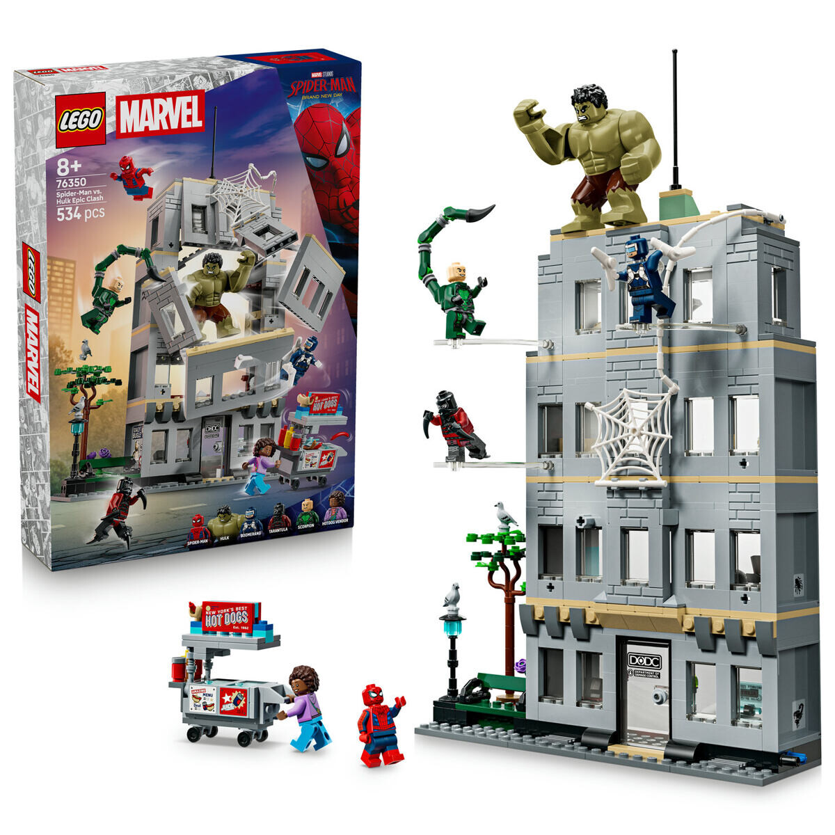 LEGO® | Marvel 76350 Epické stretnutie: Spider-Man vs. Hulk