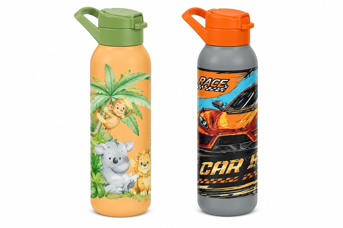 MAKRO - Fľaša športová 500ml Water Safari Car Service rôzne motívy
