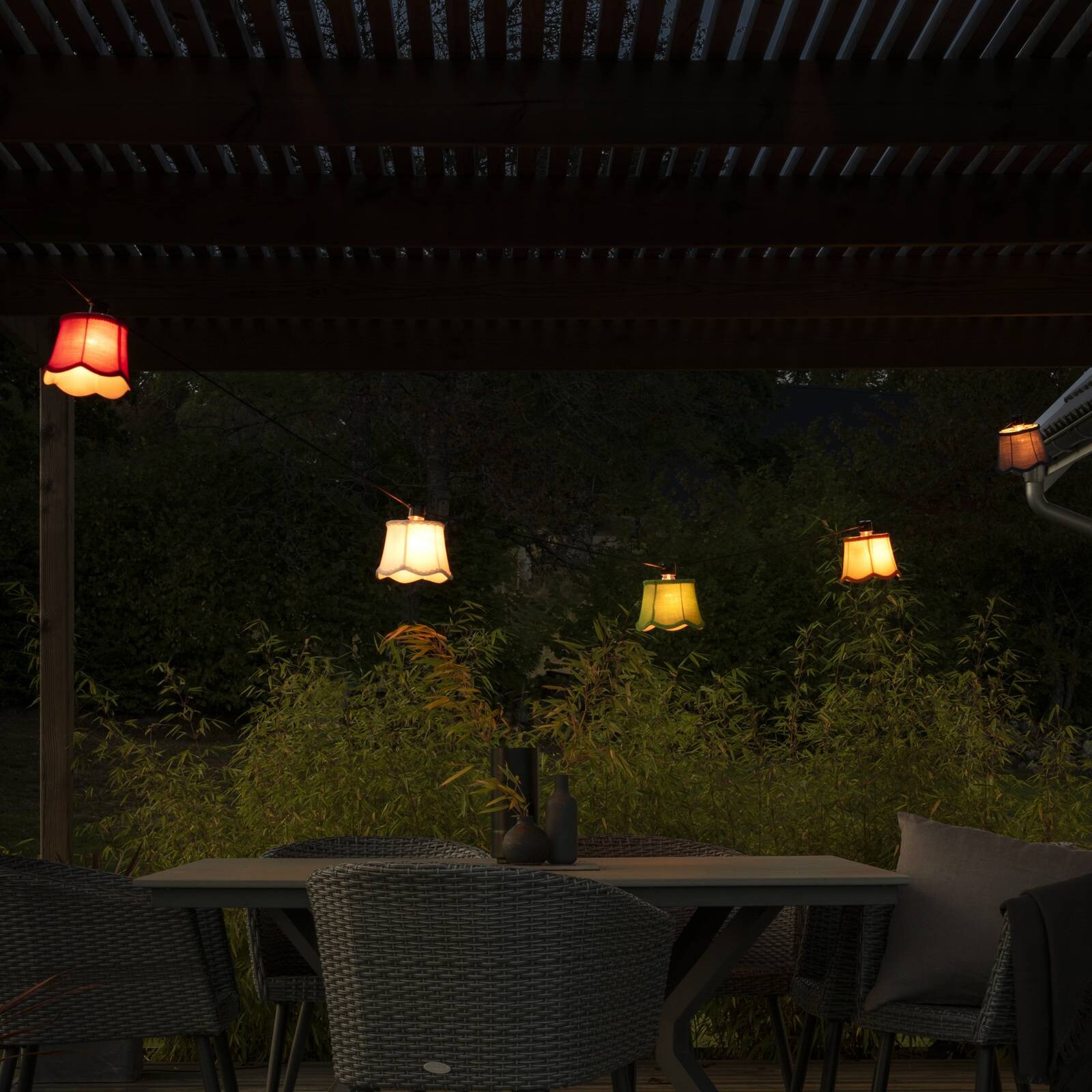 Systém LED reťazových svetiel – Basis sada Party, viacfarebná, IP44