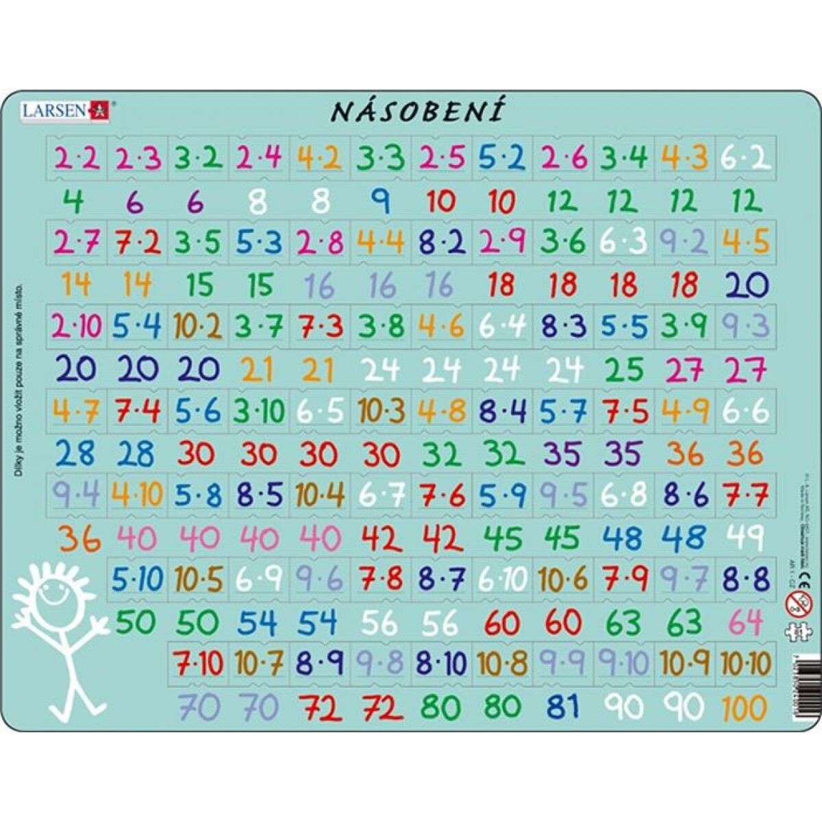 Larsen Puzzle Násobenie