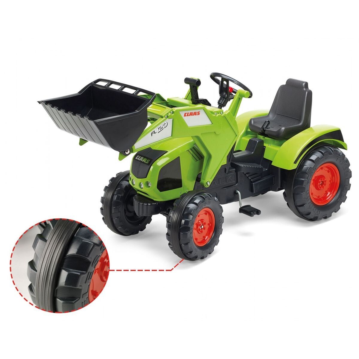 Falk Traktor Claas Axos 330 s prednou lyžicou