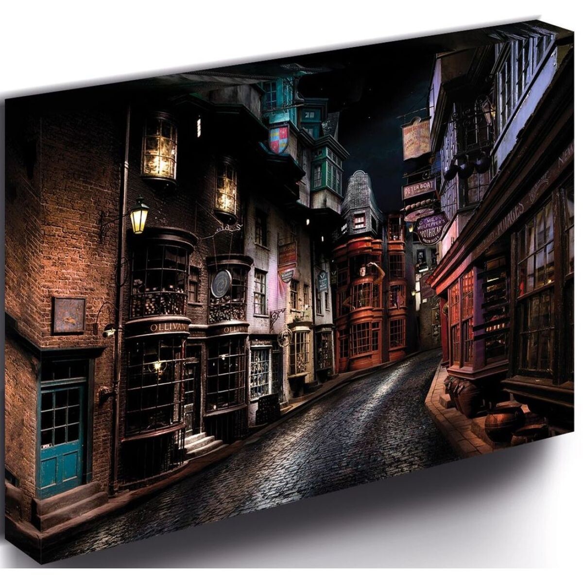 Pyramid International Harry Potter Obraz LED svietiace Priečna ulica 30x40 cm
