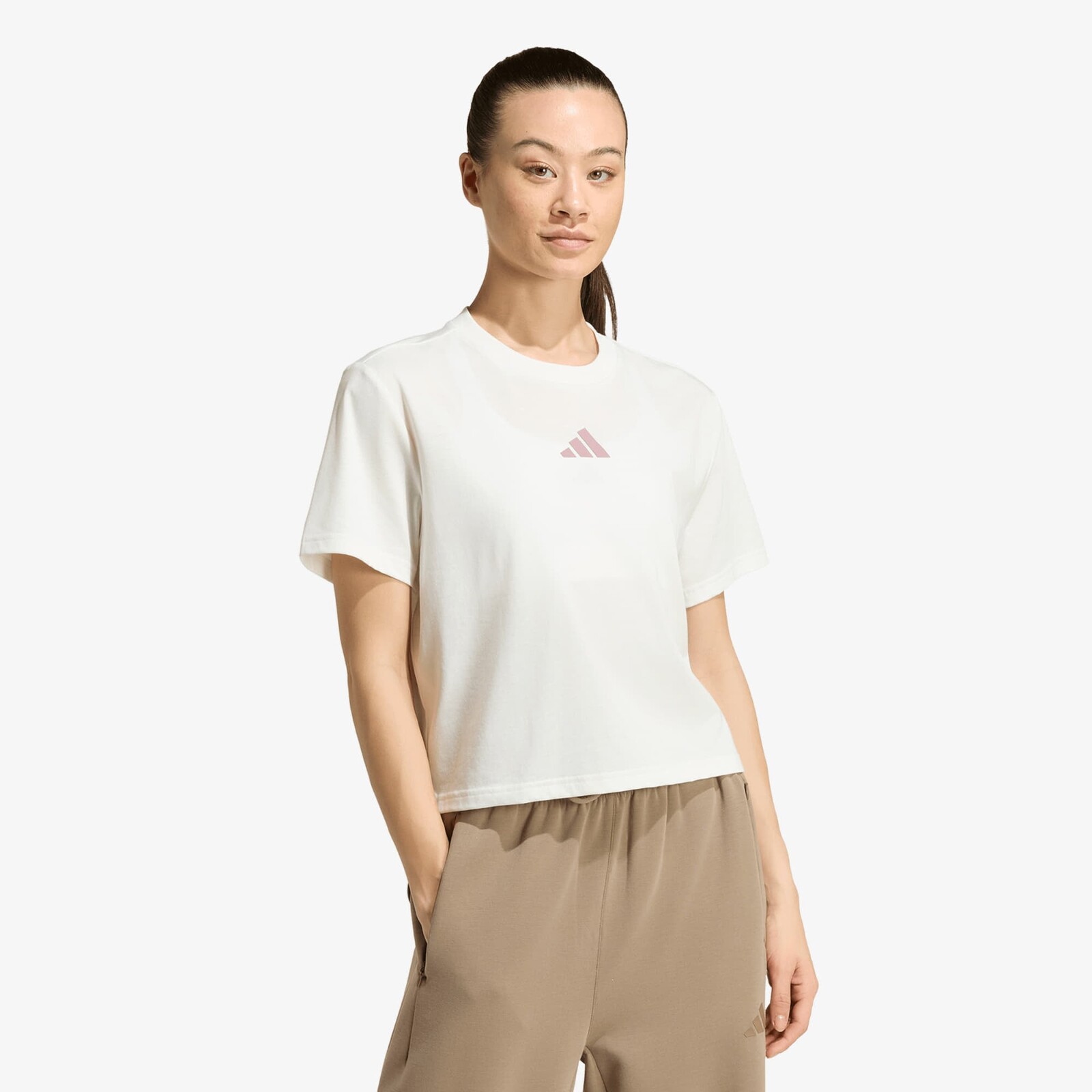 Tričko adidas W Motion G T Off White M