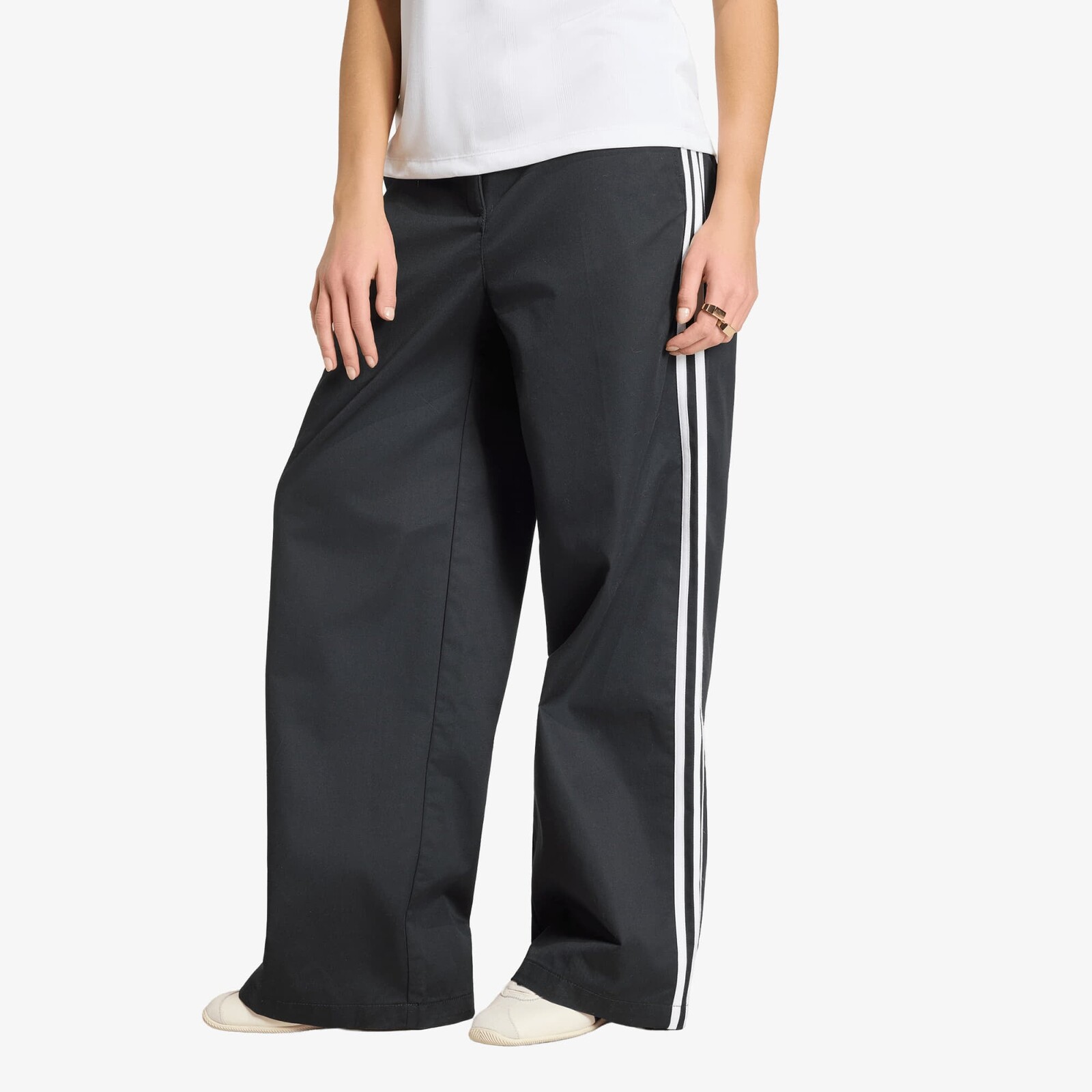 Kalhoty adidas Tailored Pants Black/ White L/42