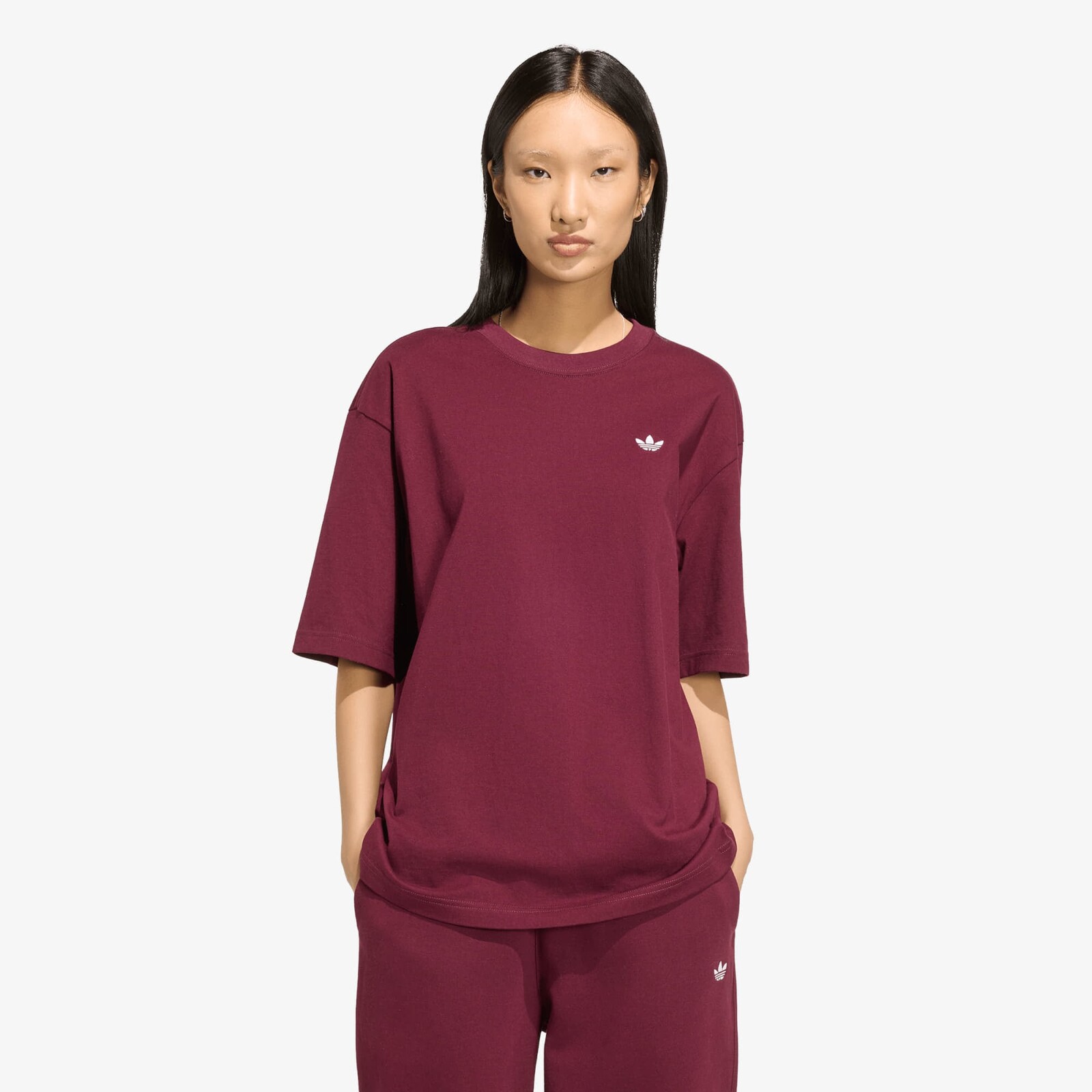 Tričko adidas Ess Tee Os Maroon XS