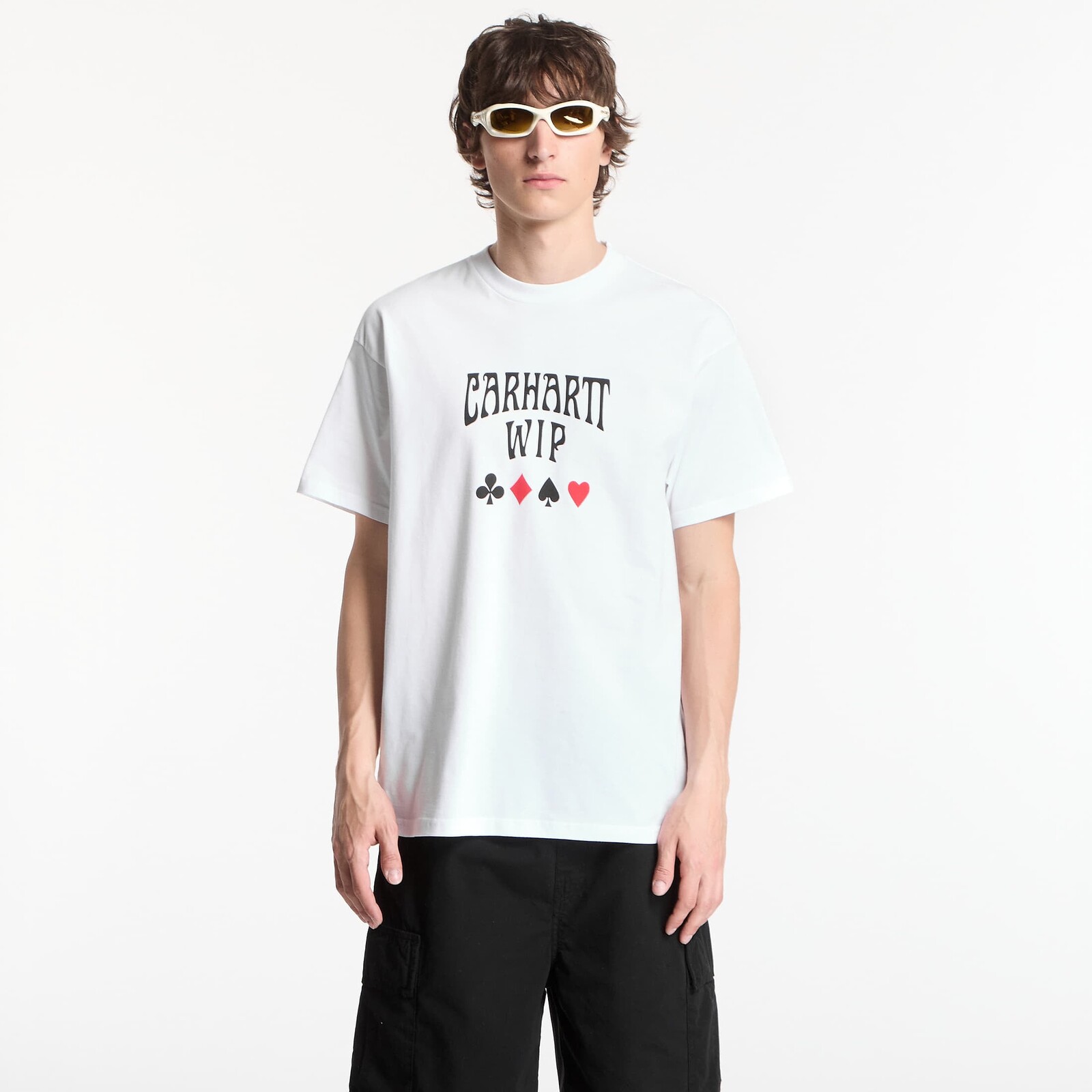 Tričko Carhartt WIP S/S Deck T-Shirt UNISEX White M