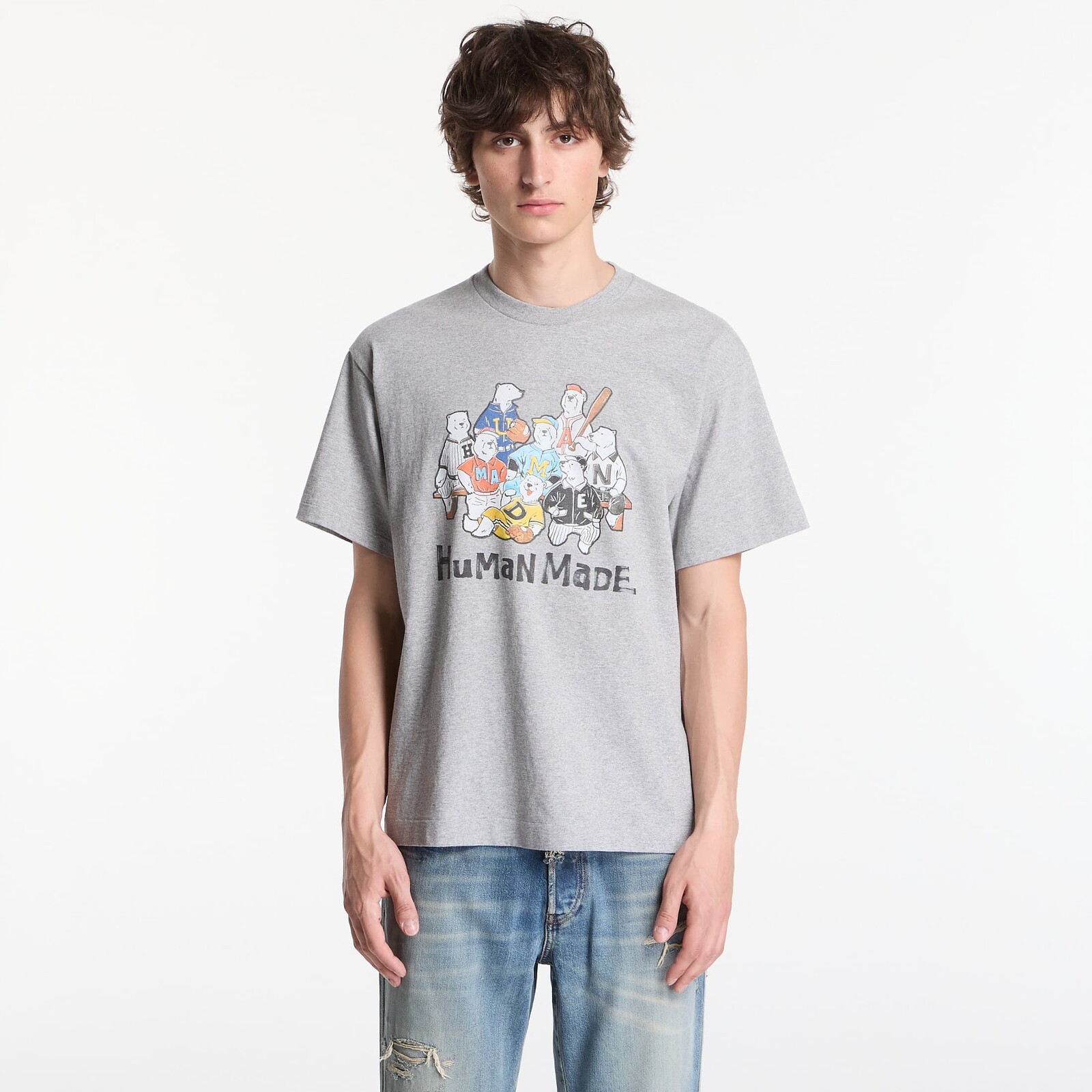 Tričko HUMAN MADE Graphic T-Shirt UNISEX Gray M