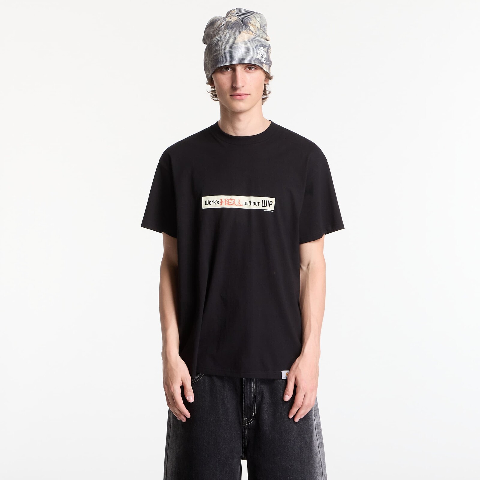 Tričko Carhartt WIP S/S Bumper Stickers T-Shirt UNISEX Black S