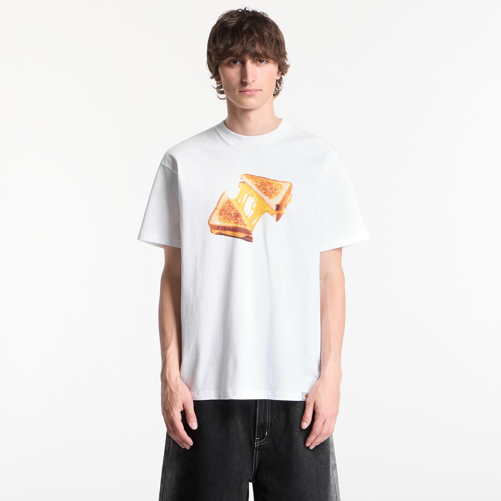 Tričko Carhartt WIP S/S Cheese Toast T-Shirt UNISEX White XXL