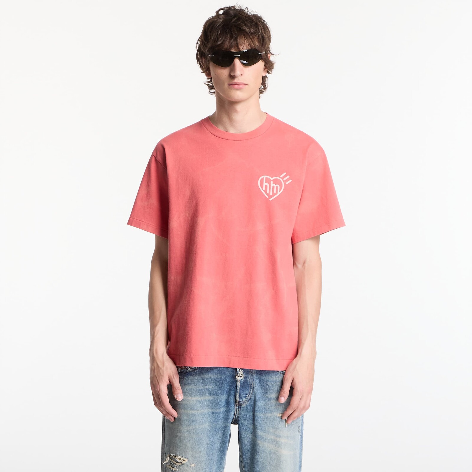Tričko HUMAN MADE Garment Dye T-Shirt UNISEX Red XXL