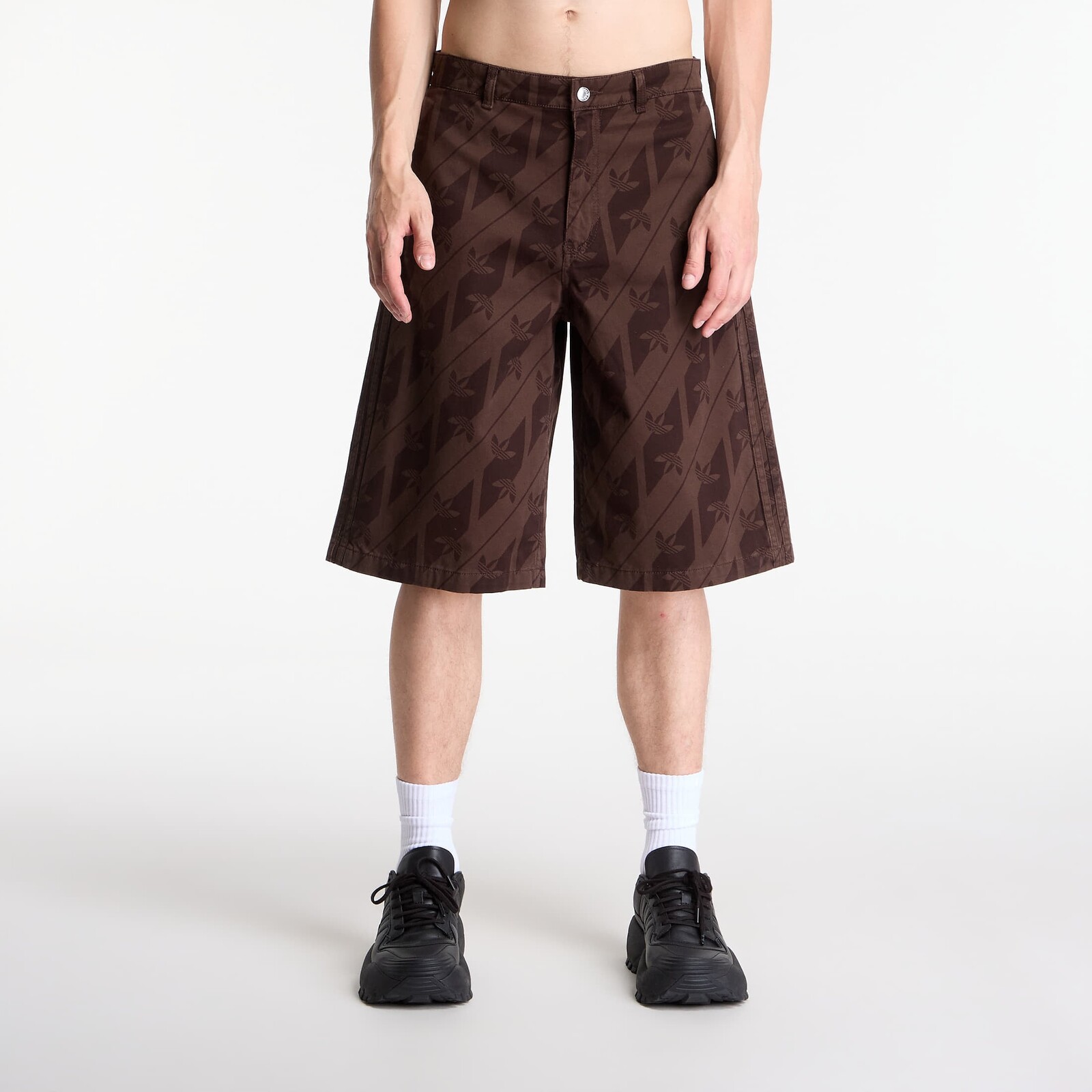 Šortky adidas Monogram Jorts Aurora Coffee 30
