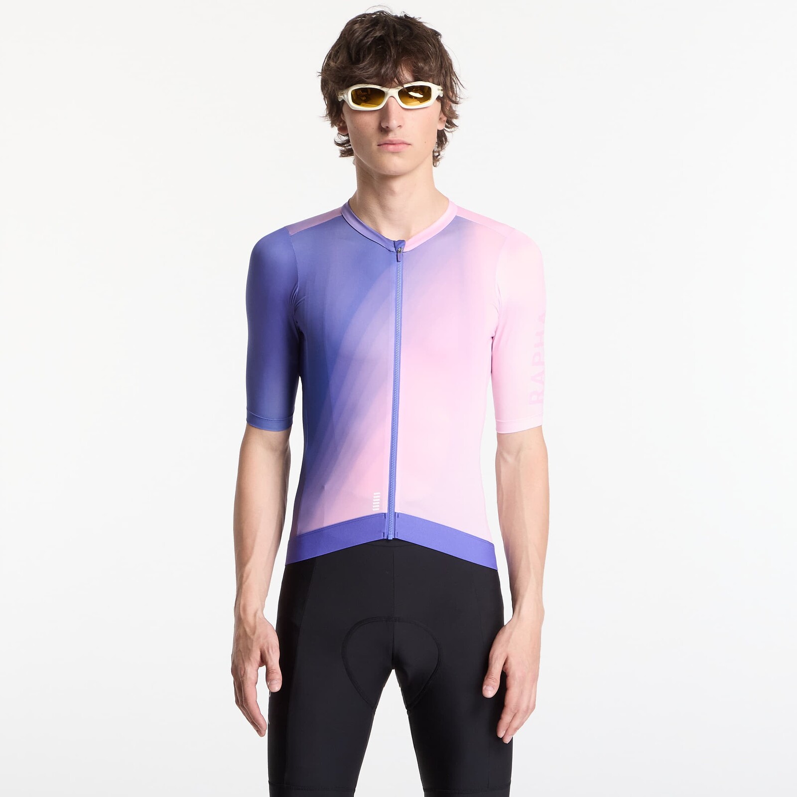 Dres Rapha Men's Pro Team Training Jersey Surface Print - Blue M