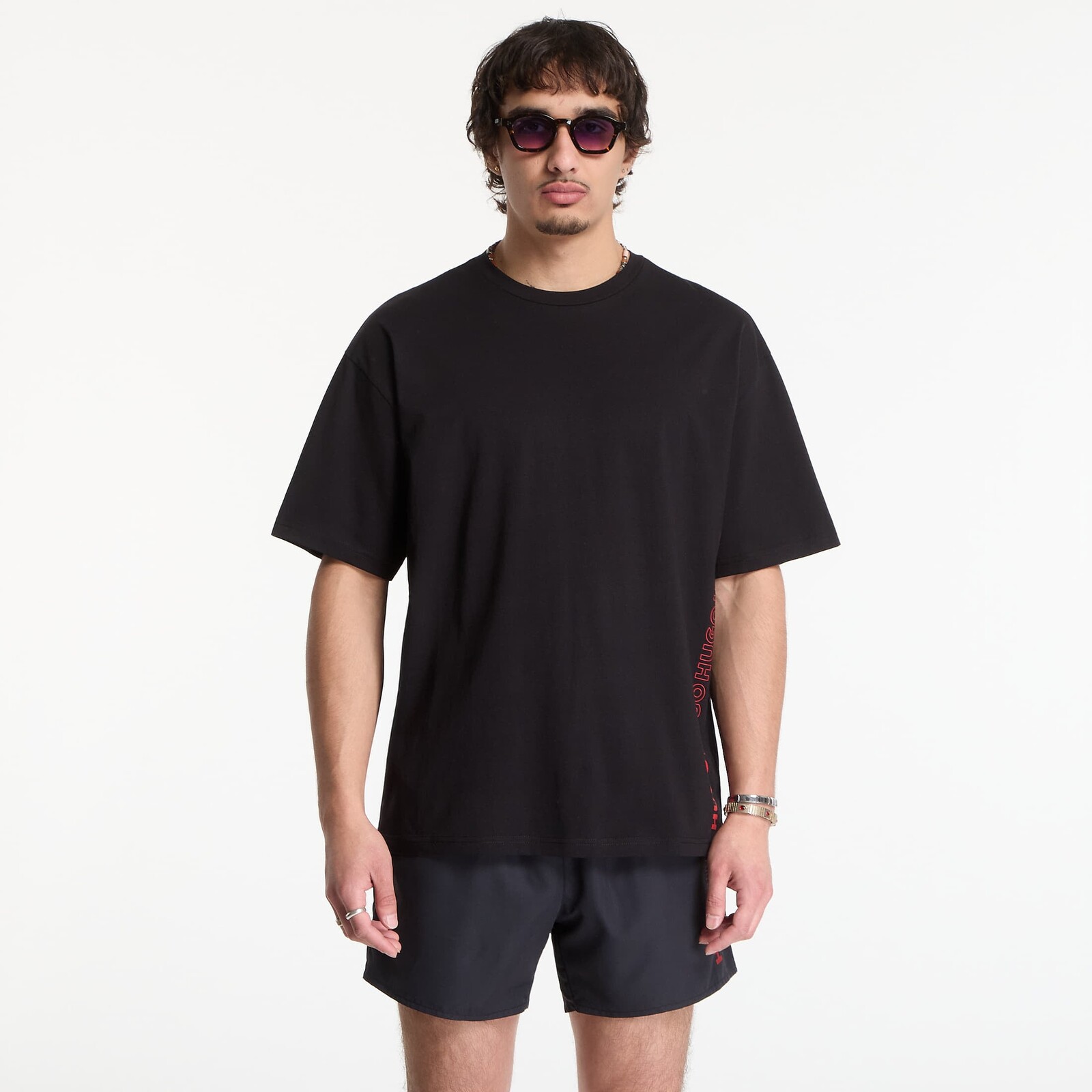 Tričko Hugo Boss Tiki T-Shirt Black XL