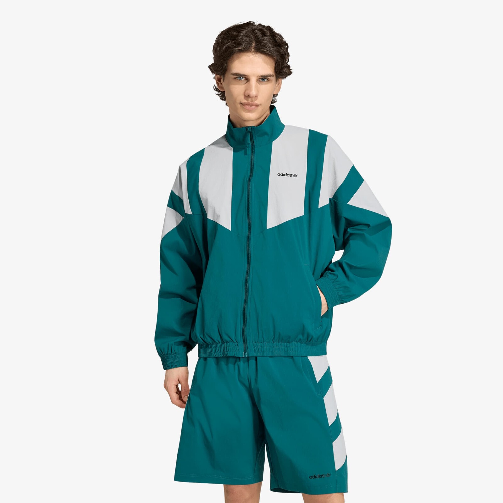Vetrovka adidas Tt Rich Green L