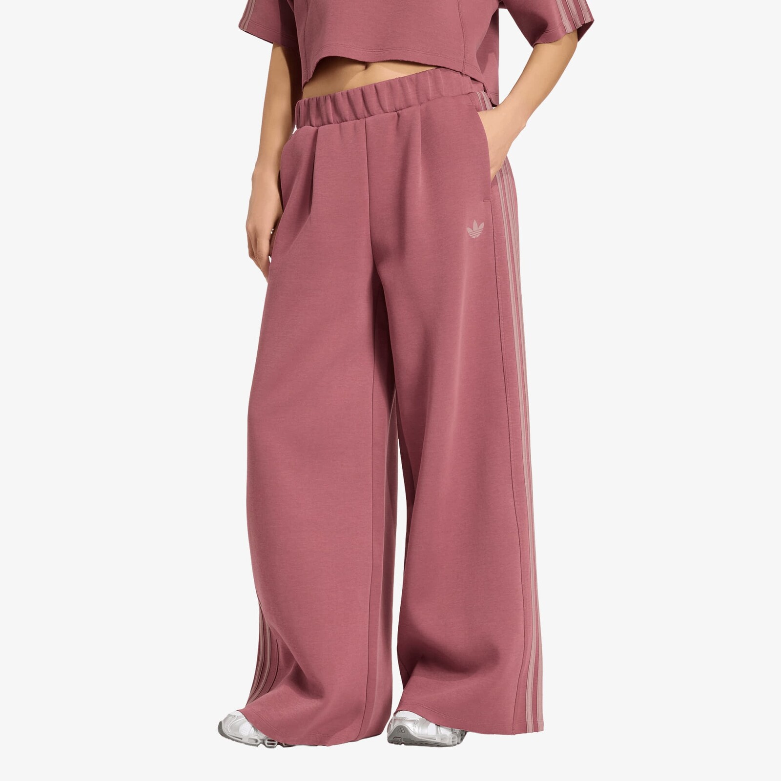 Tepláky adidas Sst 2.0 Long Trackpant Quiet Crimson/ Wonder Oxide XS
