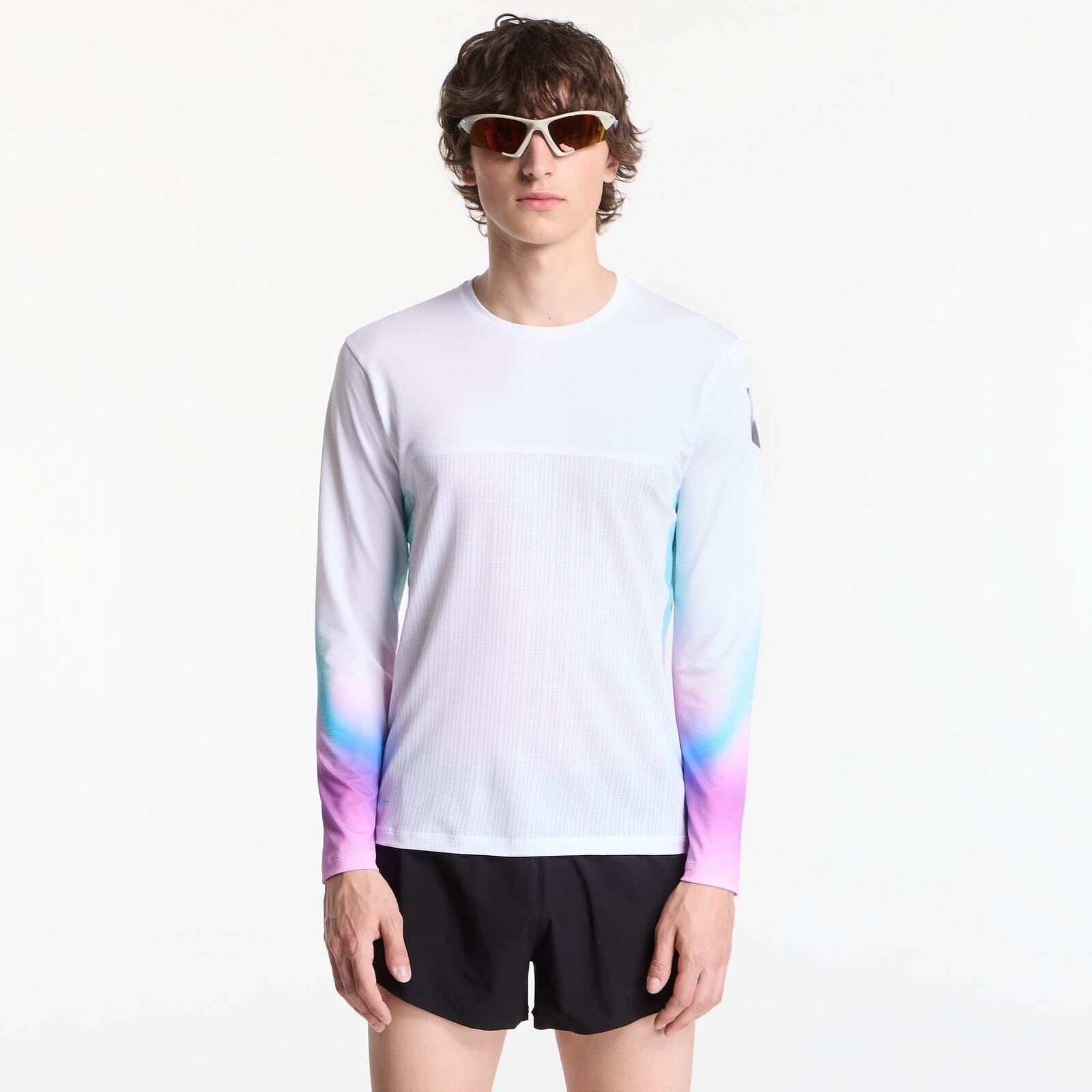 Tričko SOAR Ls Hot Weather T White/ Blue L