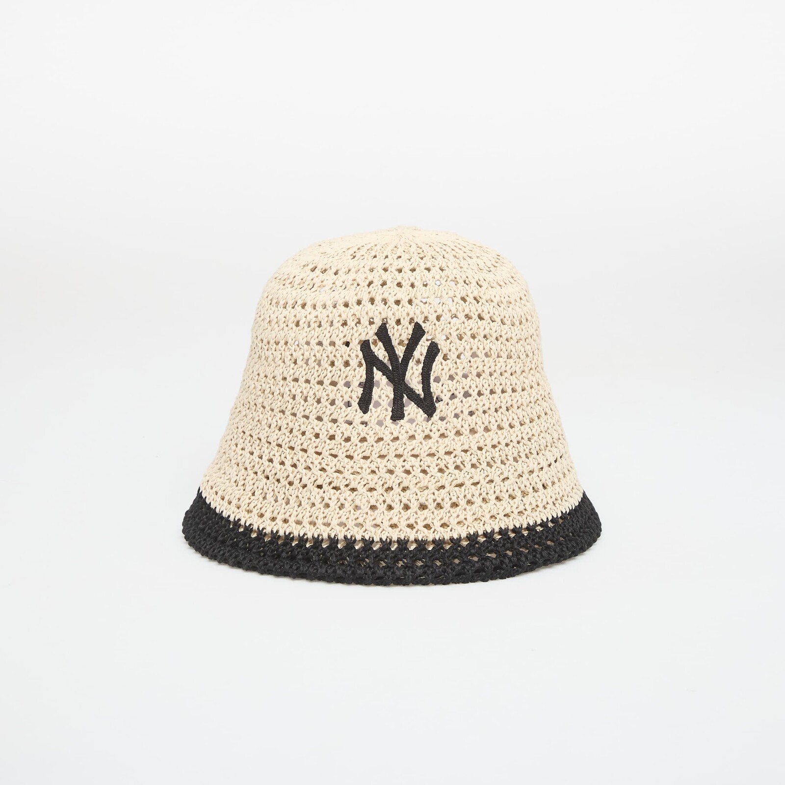 Klobúk New Era Knitted Bucket New York Yankees Stone/ Black S/M