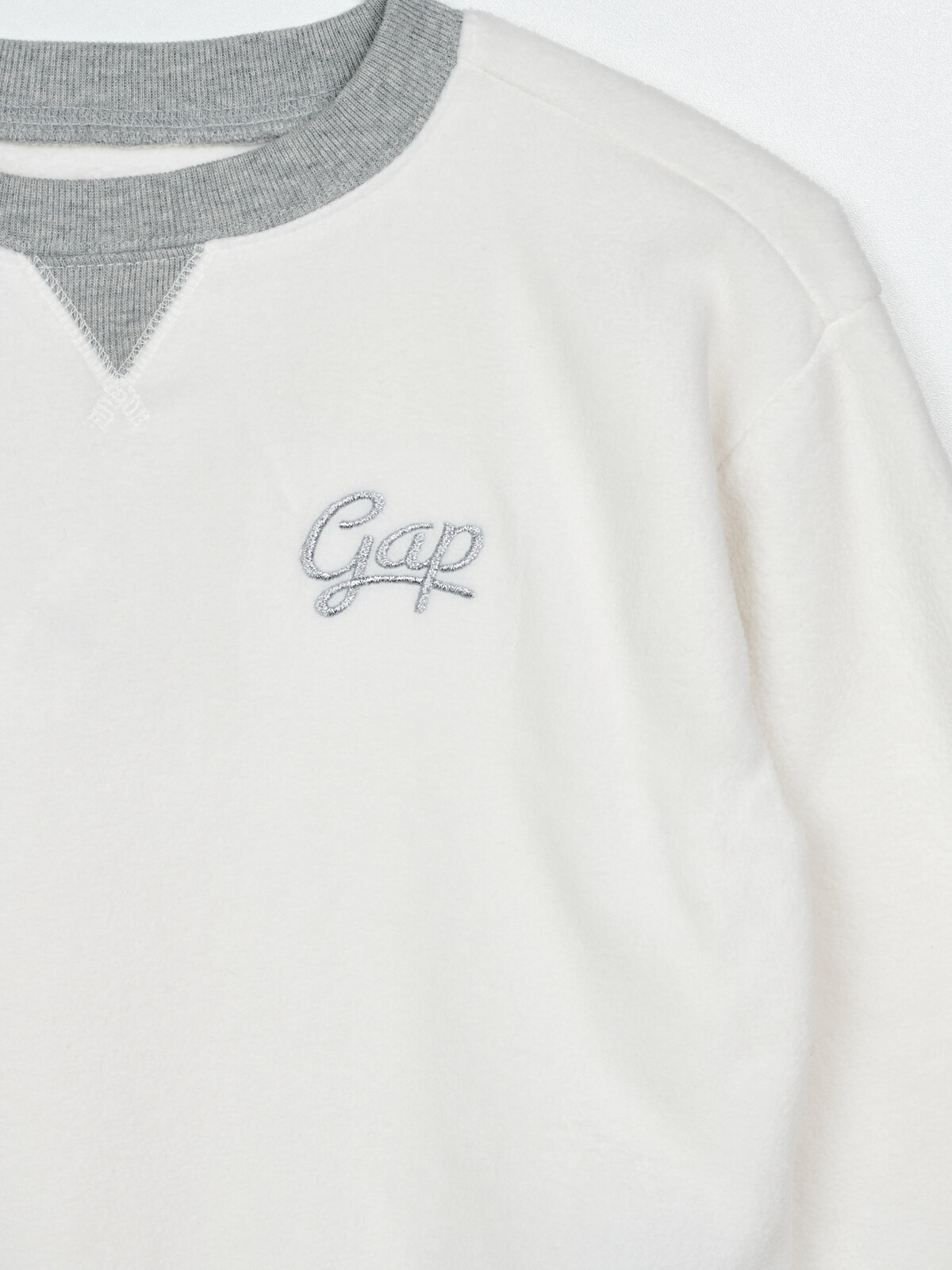 Biela dievčenská mikina GAP sweats
