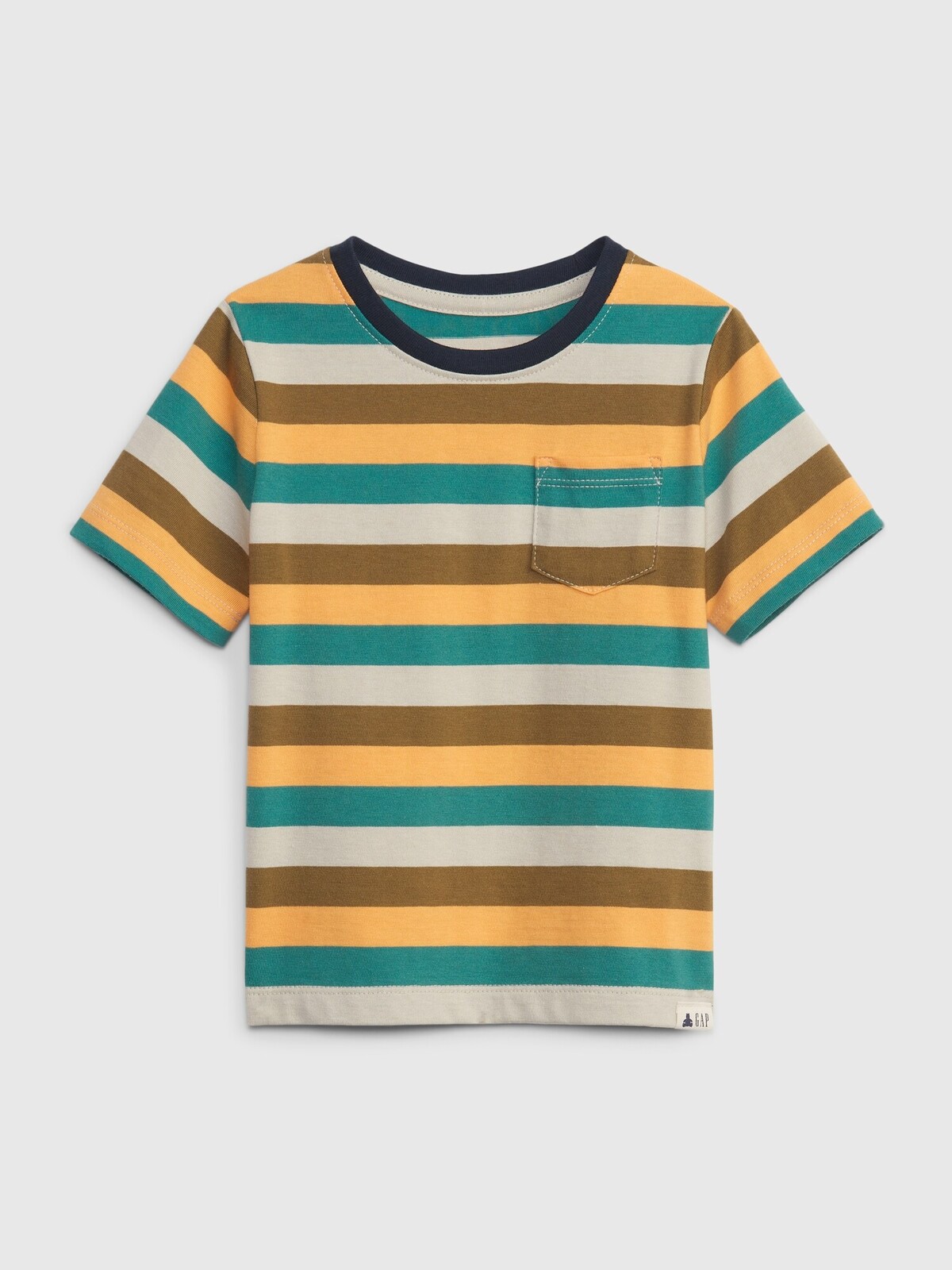 GAP Kids Striped Organic Cotton T-Shirt - Boys