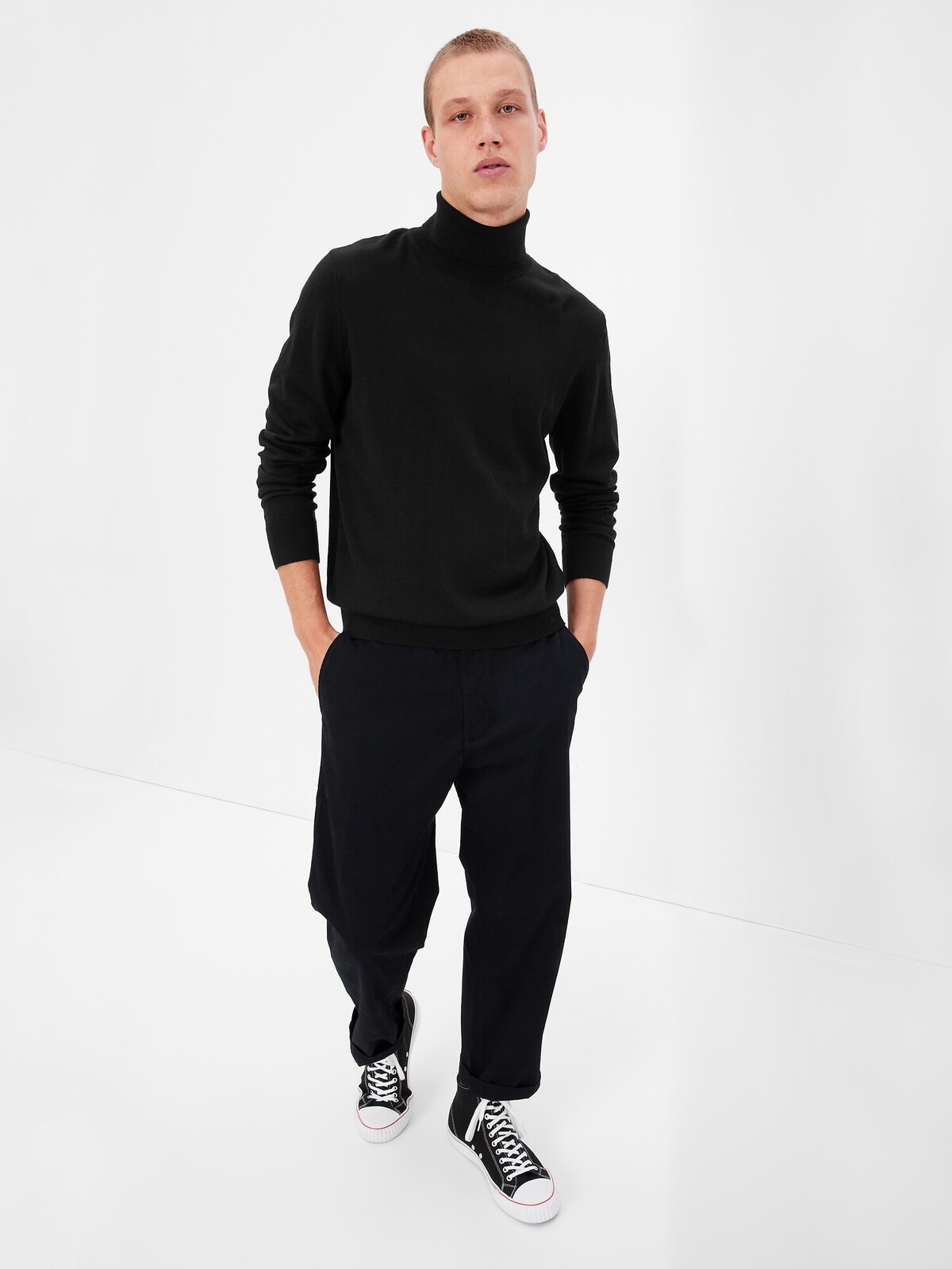 GAP Wool Merino Sweater with Turtleneck - Men's