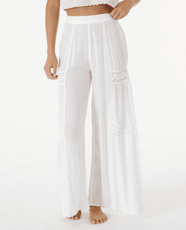 Biele nohavice Rip Curl ALIRA PANT