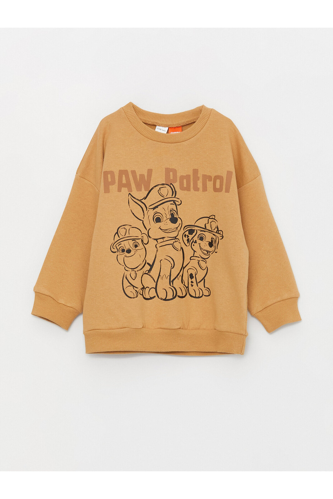 Mikina pre chlapca LC Waikiki s okrúhlym výstrihom, dlhými rukávmi a potlačou Paw Patrol